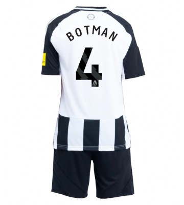 Newcastle United Sven Botman #4 Hemmakläder Barn 2024-25 Kortärmad (+ Korta byxor)